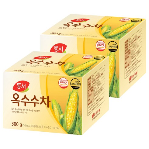 동서 옥수수차, 10g, 30개입, 2개