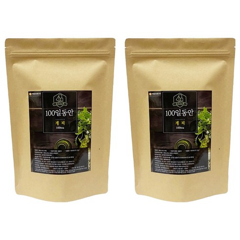 정앤정 100일동안 계피차 삼각티백, 1.2g, 100개입, 2개, 1.2g