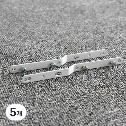 쁘리엘르 크로스 커튼레일 무빙롤 13.5 x 1 cm, 화이트, 5개