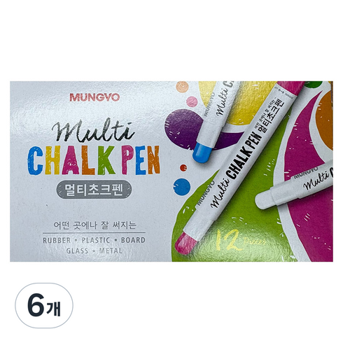 문교 멀티초크펜, 블루, 72개