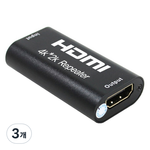 엠비에프 4K x 2K HDMI 리피터, MBF-HDMIEXT60, 3개