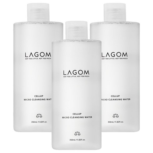 라곰 셀럽 마이크로 클렌징 워터, 3개, 350ml