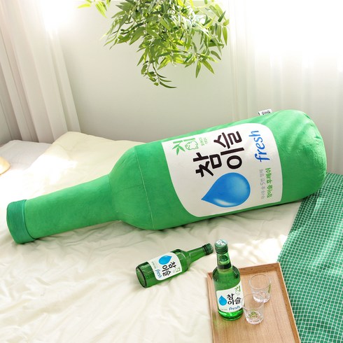 나라홈데코 소주병 바디필로우, 참이슬후레쉬