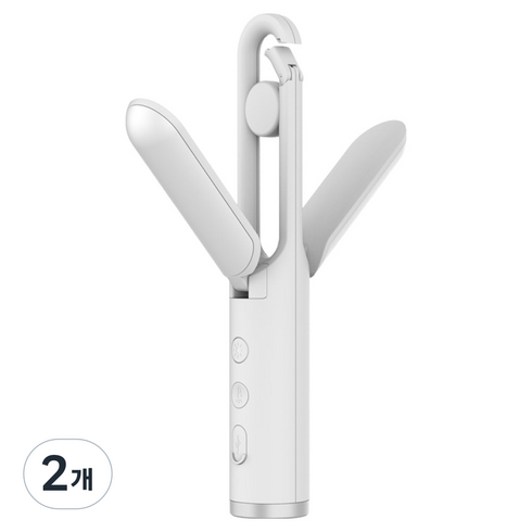 슈틸루스터 고리형 캠핑 LED 충전식 멀티 랜턴, WHITE, 2개