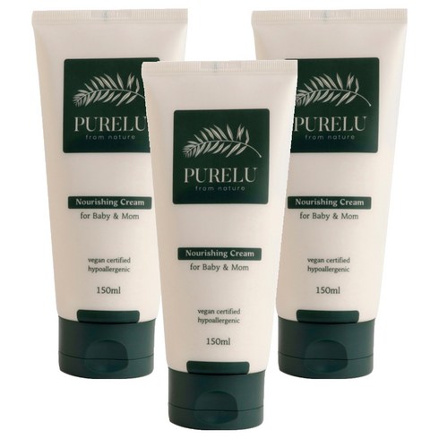 퓨어루 고보습 아기 크림, 3개, 150ml