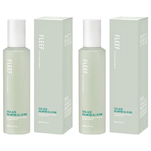플리프 시카 알로에 밸런싱 올인원 로션, 200ml, 2개