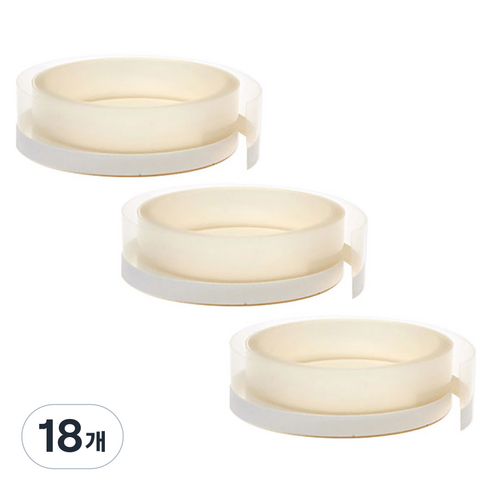 바로문풍지 사계절 투명 넓음 문풍지 0.2mm x 32mm x 3.8m, 18개