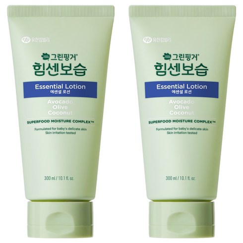그린핑거 유아용 힘센보습 에센셜 로션, 300ml, 2개