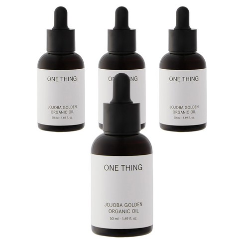 원씽 유기농 비정제 냉압착 호호바 오일, 50ml, 4개