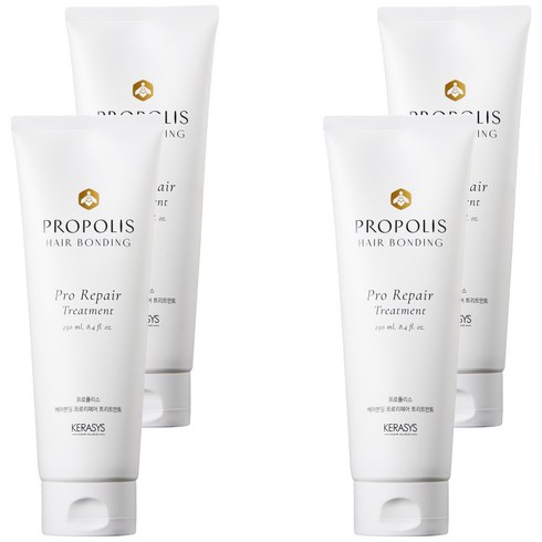 케라시스 프로폴리스 헤어본딩 프로 리페어 트리트먼트, 250ml, 4개