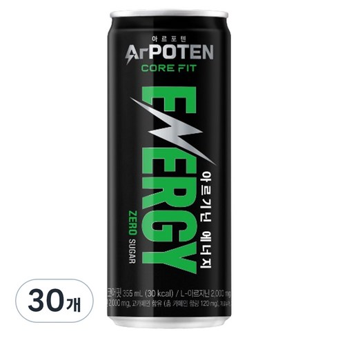 아르포텐 대상웰라이프 코어핏 에너지 드링크, 355ml, 30개