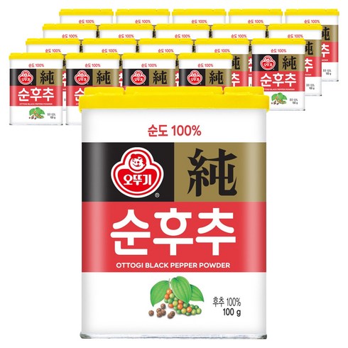 오뚜기 순후추, 100g, 20개