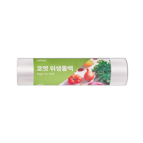 코멧 위생롤백 25 x 35 cm, 중(M), 1개, 200개입