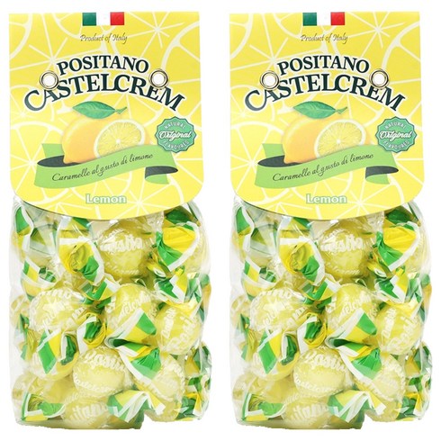 포지타노 카스텔크램 캔디 레몬, 200g, 2개