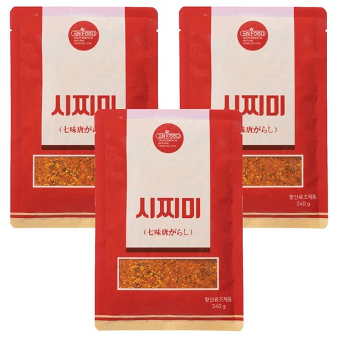 이엔푸드 시찌미, 240g, 3개