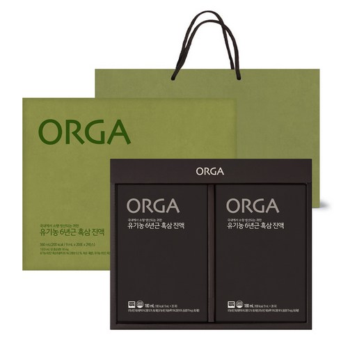 올가홀푸드 유기농 6년근 흑삼 진액 40p, 360ml, 1개