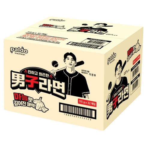 팔도 남자라면 115g, 32개