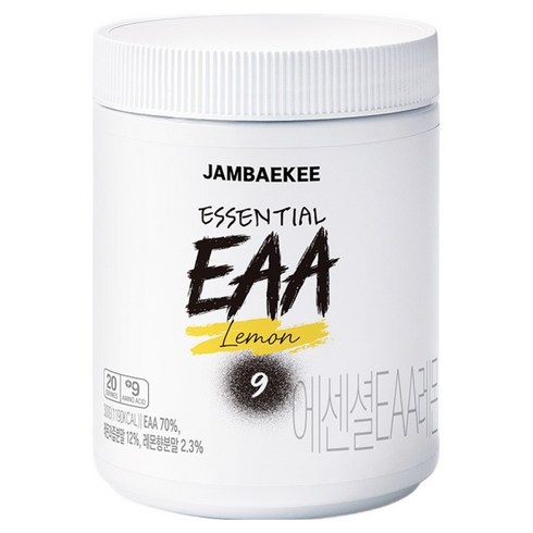 잠백이 에센셜 EAA 아미노산 레몬맛, 300g, 1개