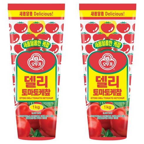 오뚜기 델리 토마토 케찹, 1kg, 2개