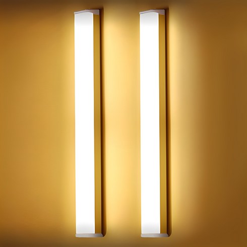 레나에너지 충전식 무선 LED 센서등 50cm, 웜화이트, 2개