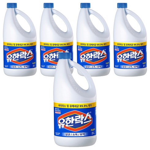 유한락스 레귤러, 2L, 5개