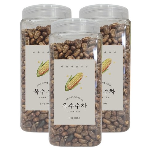 아름다운정성 옥수수차, 500g, 1개입, 3개