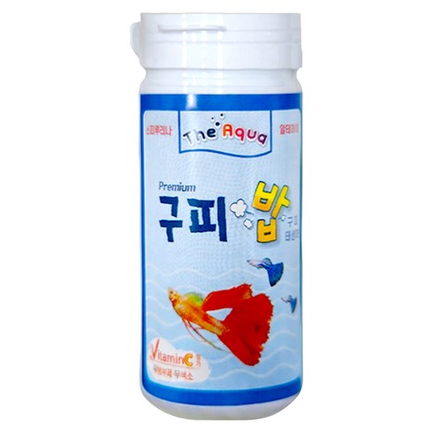 아쿠아플러스 구피 프리미엄 사료, 50g, 1개