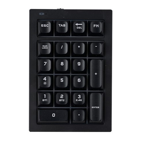 지클릭커 오피스프로 사일런스M 무선 넘버 키패드, Black, NK21, 제조사축