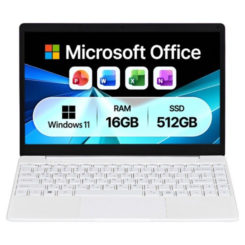베이직스 2024 베이직북 14 N-시리즈 + 마이크로소프트 패키지 세트, Basic White, BB1422SS-N, 512GB, 16GB, WIN11 Home