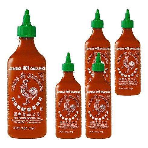 허이펑 스리라차 핫 칠리 시즈닝, 255g, 5개