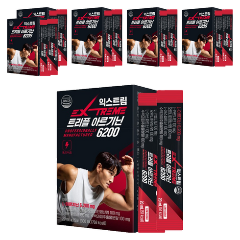 익스트림 트리플 아르기닌 6200mg, 300ml, 6개