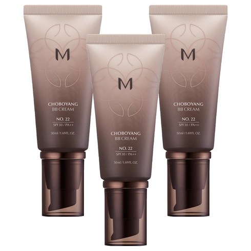 미샤 엠 초보양 비비크림 SPF30 PA++, 22호은은한베이지, 50ml, 3개