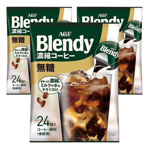 블렌디 포션 커피 블랙, 18g, 24개입, 3개