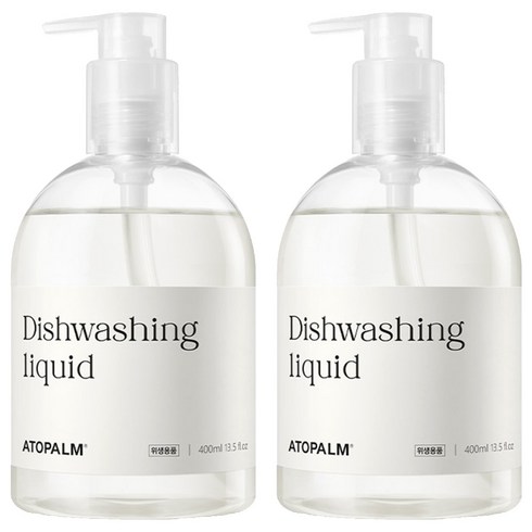 아토팜 젖병 주방세제, 400ml, 2개