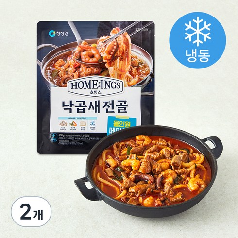청정원 호밍스 낙곱새전골 2~3인분 (냉동), 650g, 2개