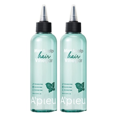 어퓨 민트 스칼프 헤어 식초, 200ml, 2개