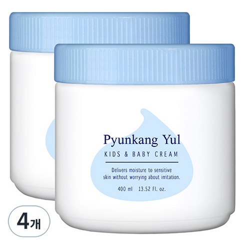 편강율 키즈 앤 베이비 크림, 4개, 400ml