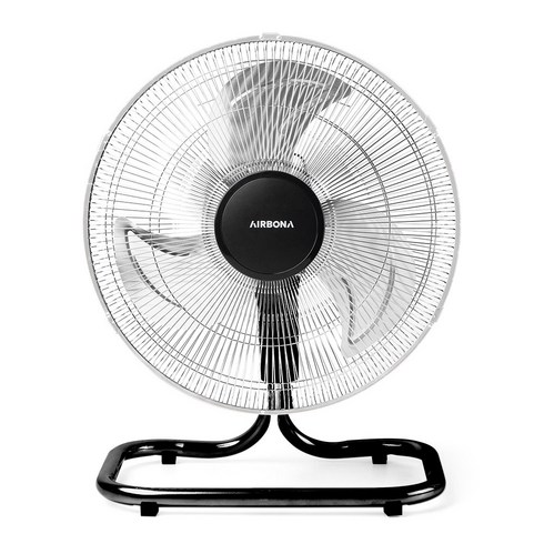 에어보나 좌우회전 공업용 대형 선풍기 40cm(16인치), AB-MF1640L, 실버