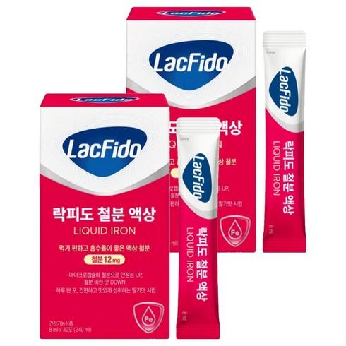 락피도 철분 액상 30포, 240ml, 2개