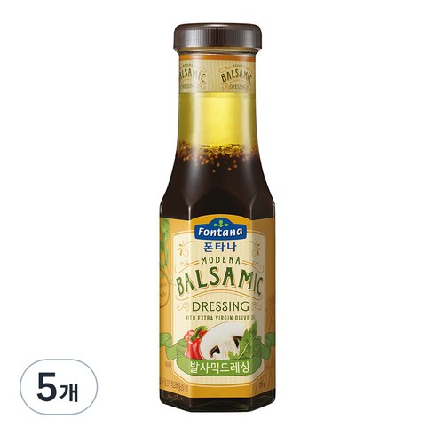 폰타나 발사믹 드레싱, 270g, 5개