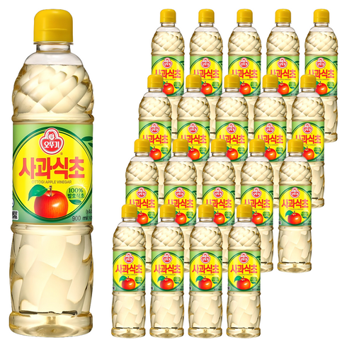 오뚜기 사과식초, 900ml, 20개