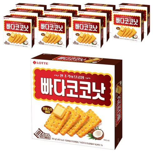 롯데웰푸드 빠다코코낫, 300g, 12개