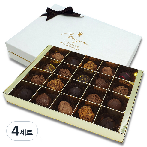 Bruyerre 트러플 컬렉션 20p, 4세트, 283g