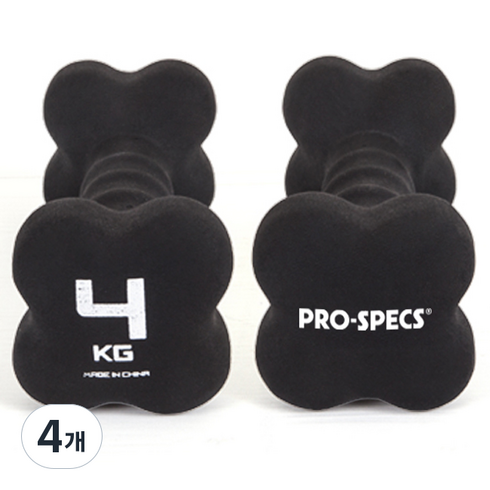 프로스펙스 네오프렌 아령, 4kg, 4개