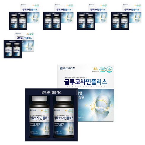 종근당건강 글루코사민 플러스, 180정, 6개