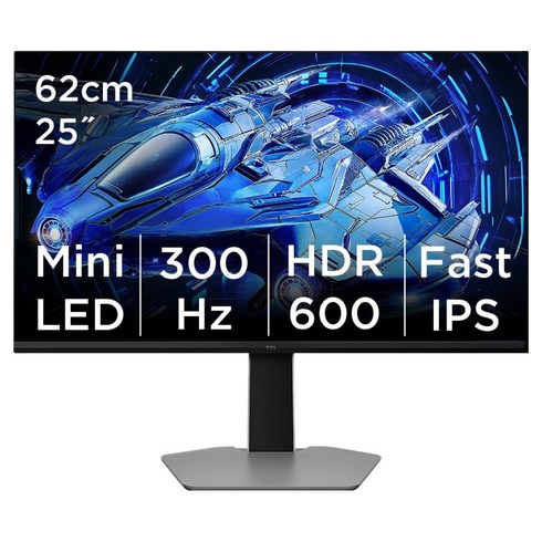 TCL FHD QD Mini LED 게임 모니터, 62cm, 25G64