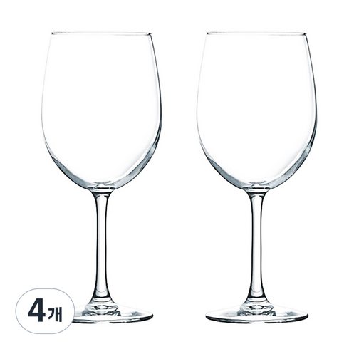 루미낙 쏘 와인잔, 580ml, 4개