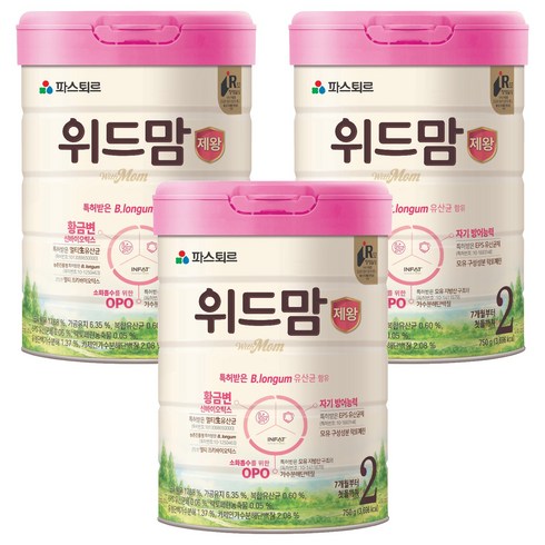 위드맘 제왕 2단계, 3개, 750g