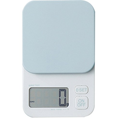 드레텍 전자저울, 1kg, 파스텔 블루, KS-154BL