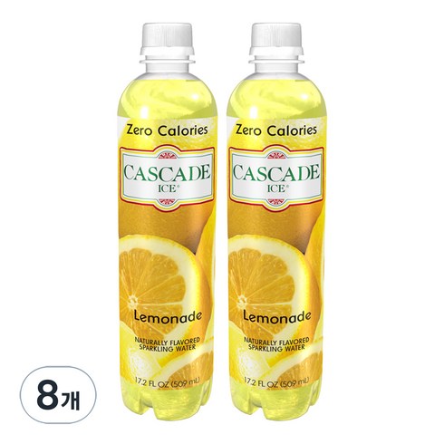 캐스케이드 스파클링 레모네이드, 509ml, 8개